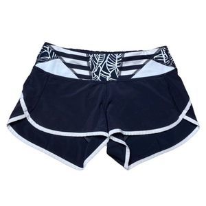 RARE Lululemon Women's Speed Up Shorts Black Palm Size 8